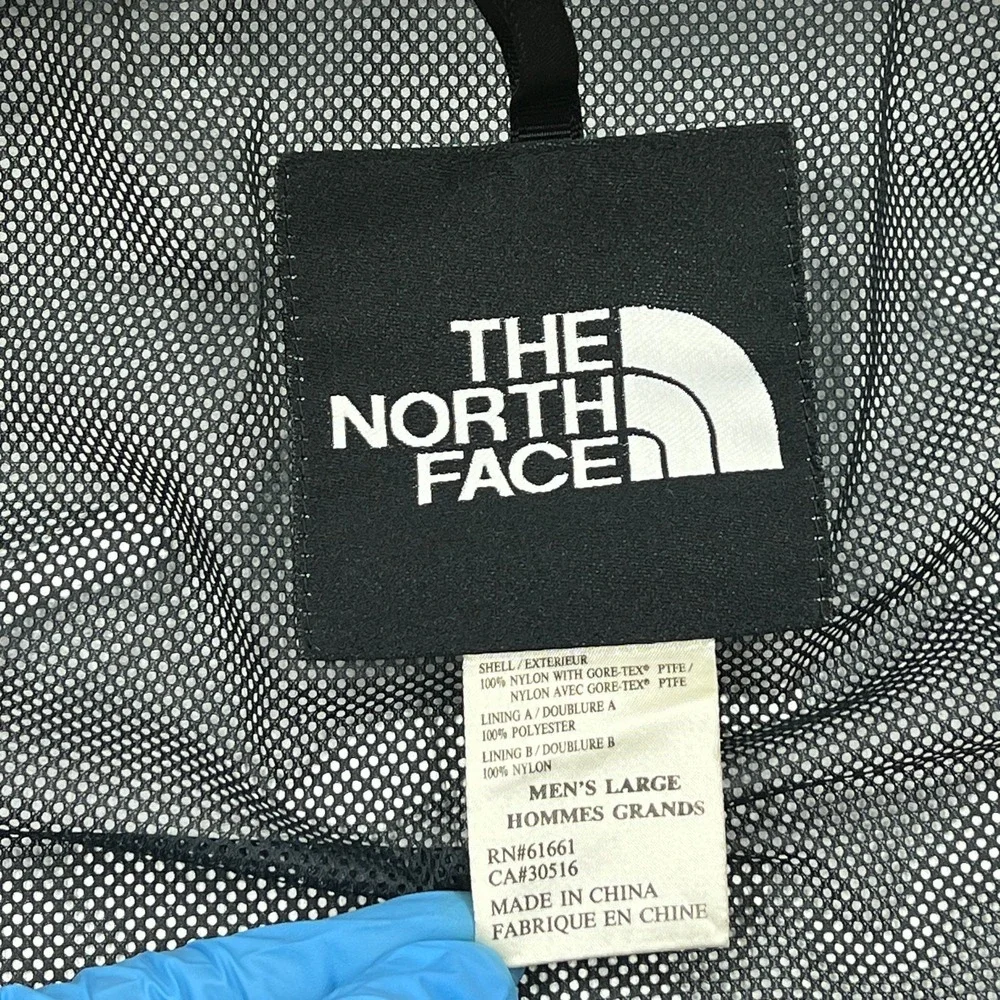 VTG The North Face Gore-Tex Pro Search & Rescue Jacket Men's Large Yellow Hooded